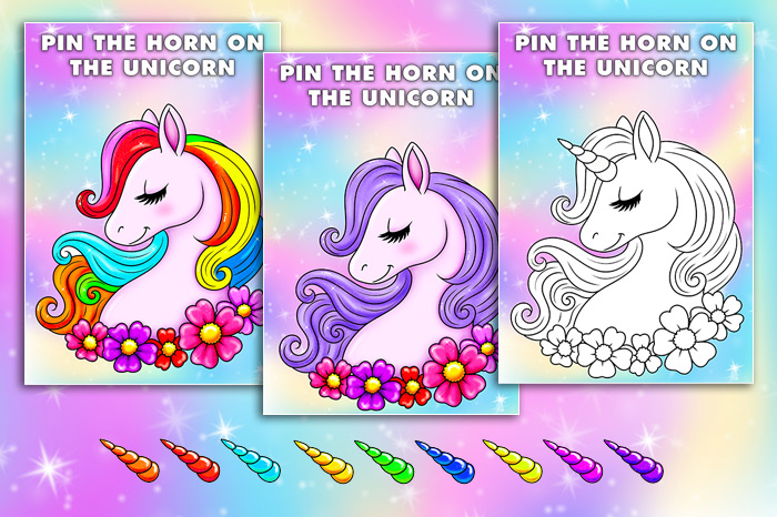 pin the horn on the unicorn