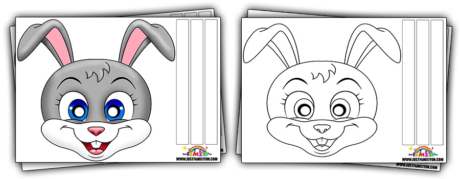 bunny mask template