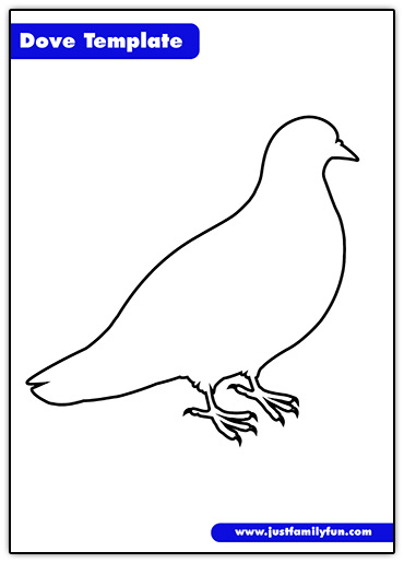 Dove Template Printable