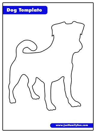 Dog Outline Template