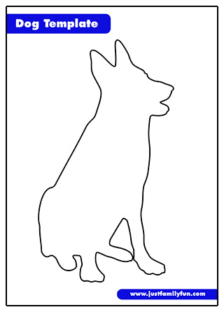 free dog stencils to print and cut out