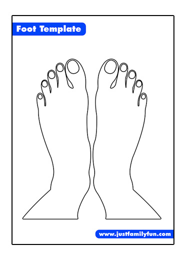 Free Foot Outline Template