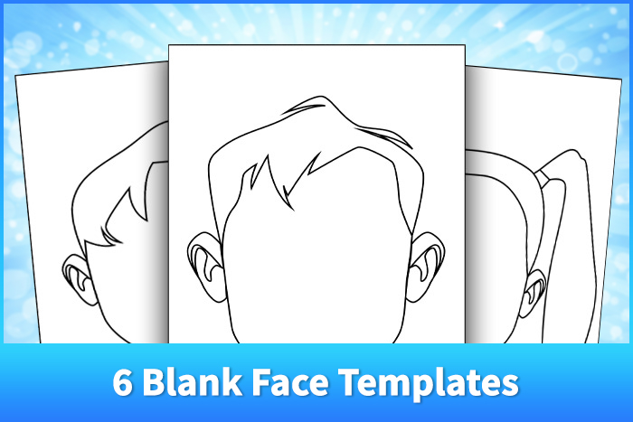 6 Blank Face Templates