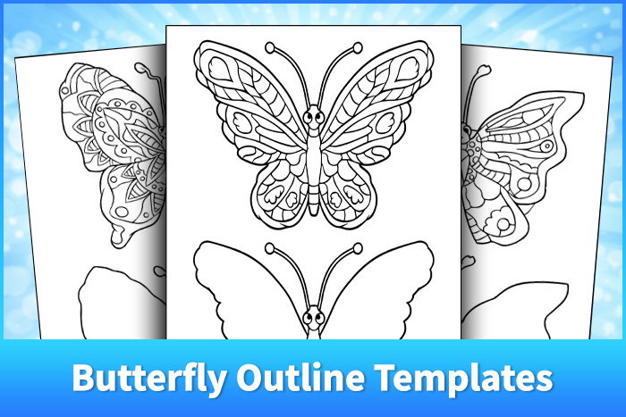 Butterfly Outline Templates