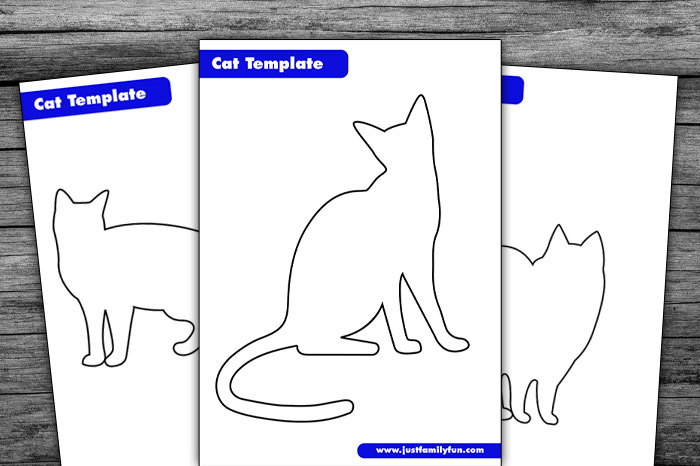 Printable Cat Template