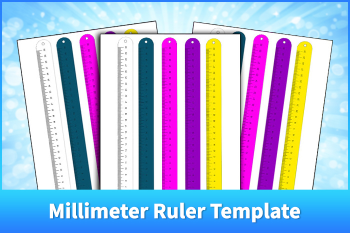 Millimeter Ruler Template