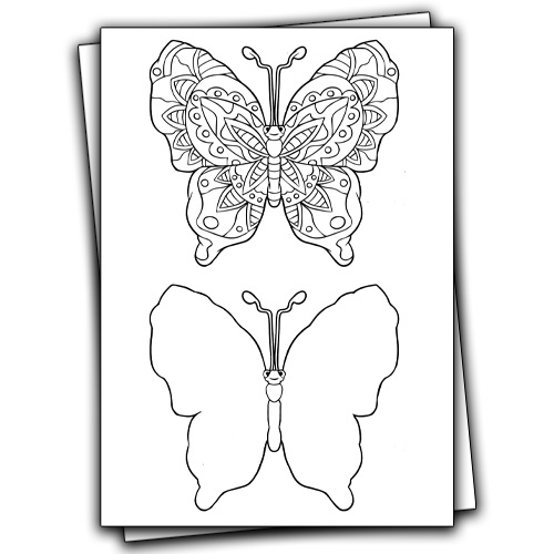 Butterfly Outline Templates