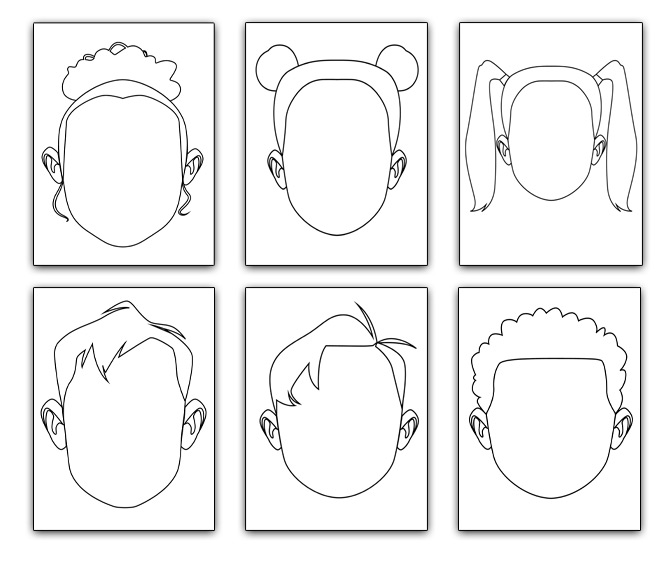 Free Printable Blank Face Templates