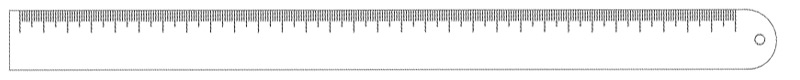 MM Ruler Actual Size Printable Template - Advance Glance