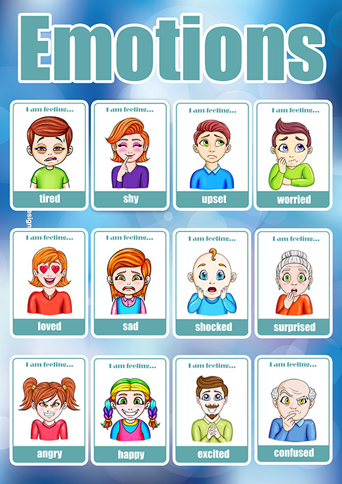 Free Printable Emotion Poster | Just Family Fun