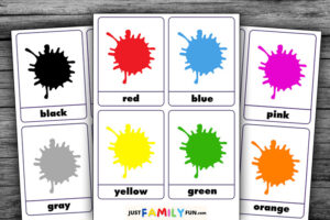 Free Printable Colour Flashcards | Just Family Fun