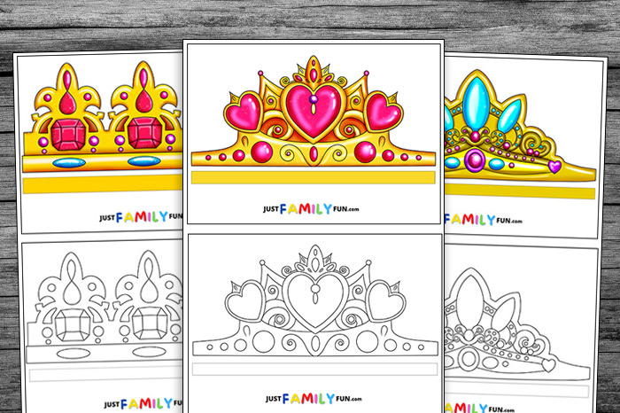 Printable Princess Crowns Template