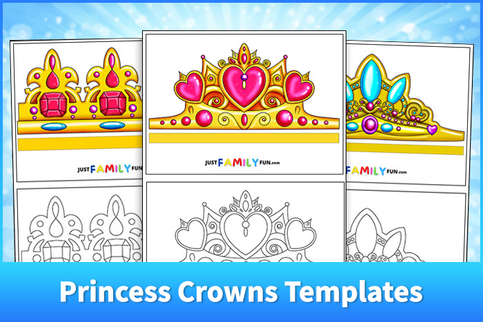 Princess Crowns Templates