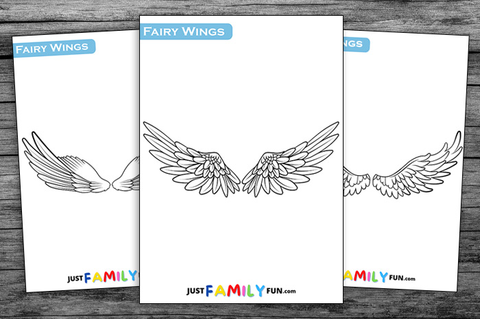 printable fairy wings templates