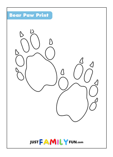 polar bear paw print