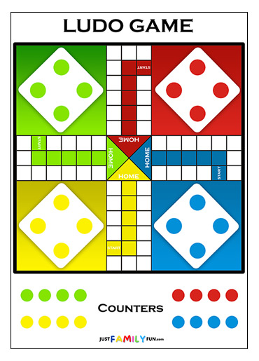 family ludo board game