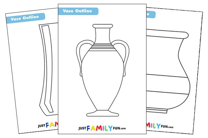 Free Printable Vase Template Just Family Fun