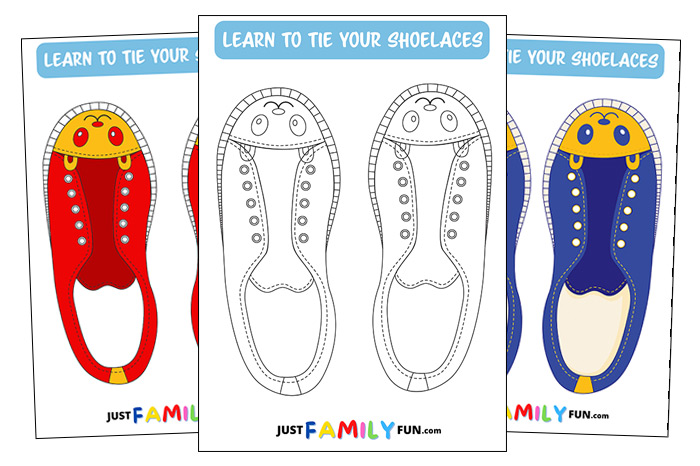 free printable shoe lacing templates just family fun