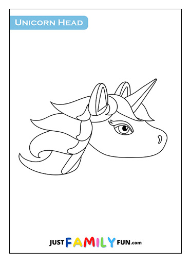 clipart unicorn head