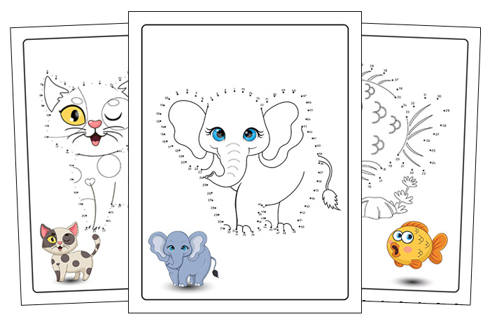 printable animal dot to dot