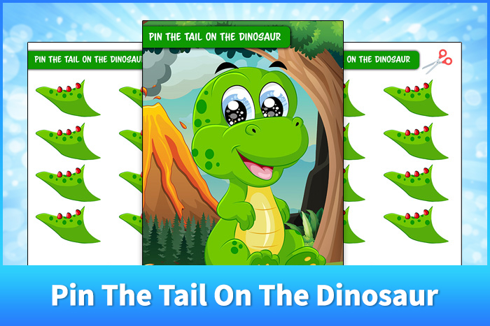 Pin The Tail On The Dinosaur