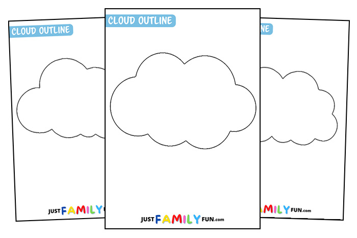 printable cloud outlines