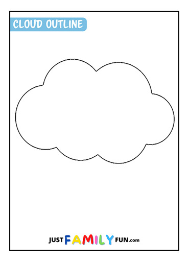 printable cloud outlines