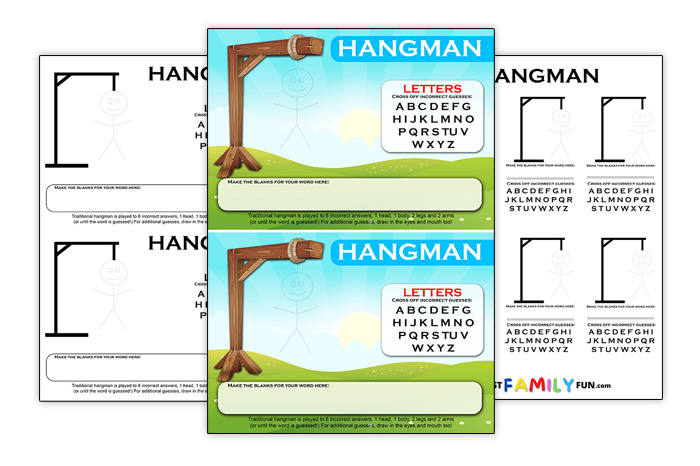 printable hangman game