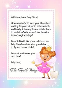 33 Free Printable Tooth Fairy Letter Templates & Certificates