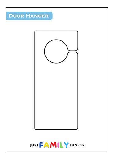 Blank sign for door handle