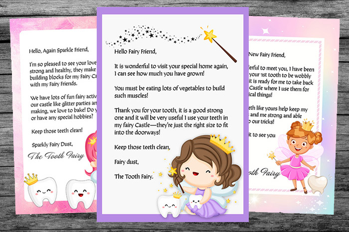 Printable Tooth Fairy Letter For Girls