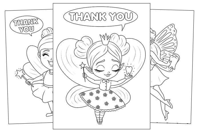 tooth fairy coloring sheet
