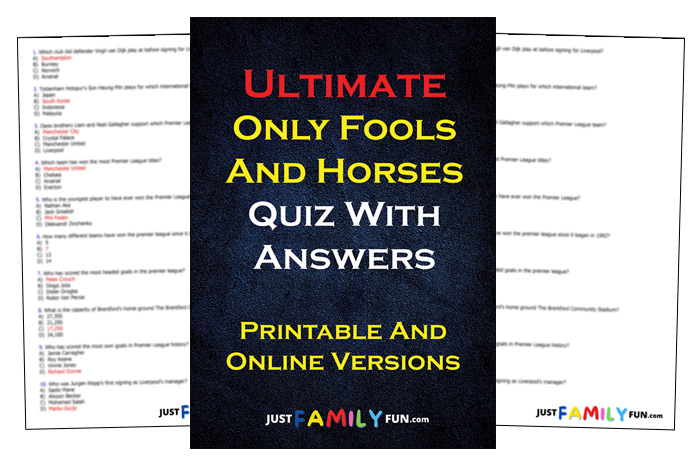 only fools and horses quiz with answers