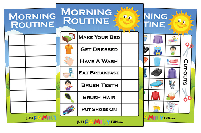 Printable Morning Routine Chart