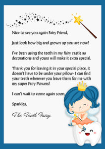 3 Free Printable Boy Tooth Fairy Letter Templates & Certificates