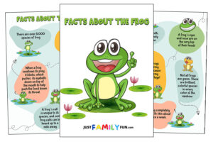 Printable Frog Facts For Kids | Just Family Fun