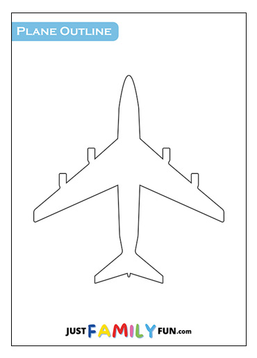 outline of a plane