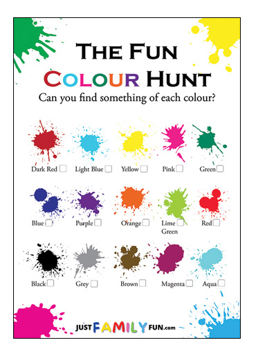 printable colour scavenger hunt pdf