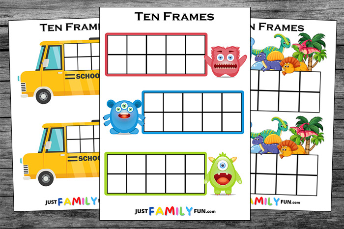 ten frame template