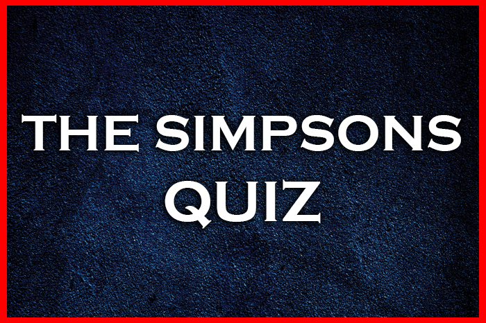 the simpsons quiz with answers