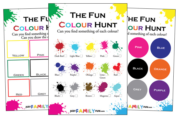 color hunt sheet