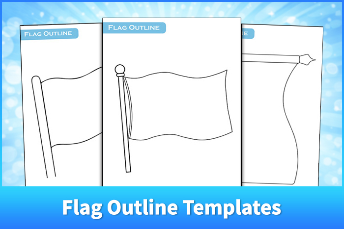 Flag Outline Templates