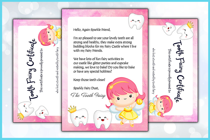free printable tooth fairy letter