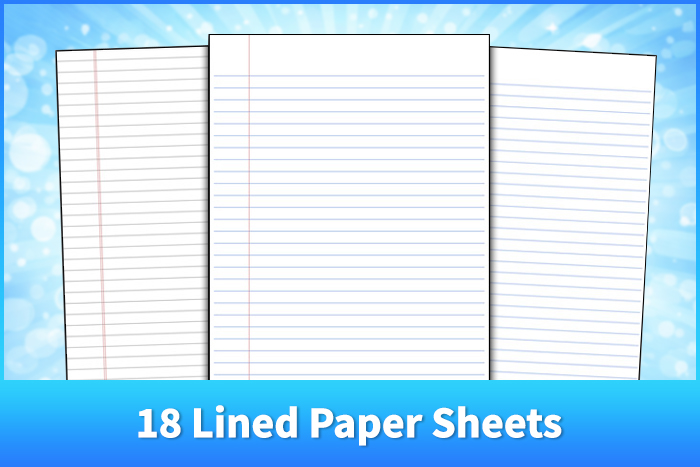 free printable lined paper