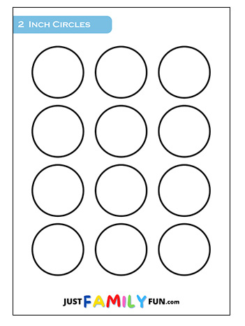 circle outline printable