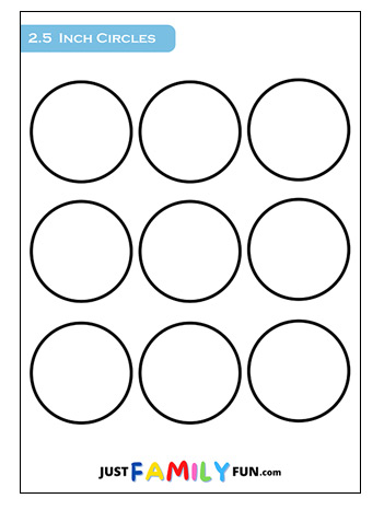 circle outline printable