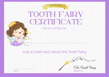 Free Printable Tooth Fairy Certificates 21
