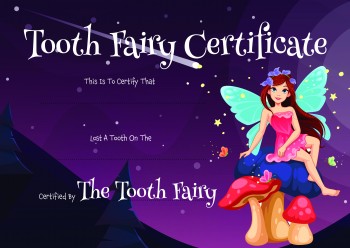 Free Printable Tooth Fairy Certificates 15