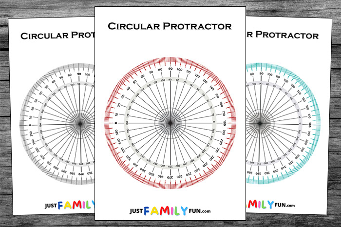 circular protractor printable template