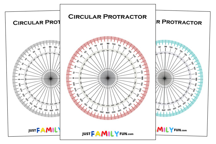 circular protractor printable template